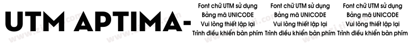 utm aptima字体转换